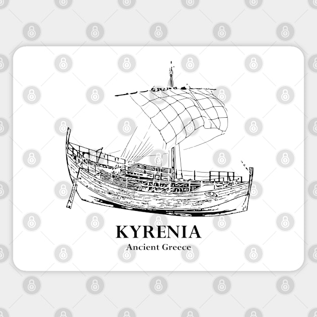 Kyrenia Ancient Greek Ship Magnet by Lakeric